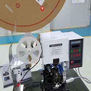 Stripping and terminal crimping machine