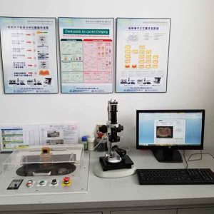 Metallographic analysis